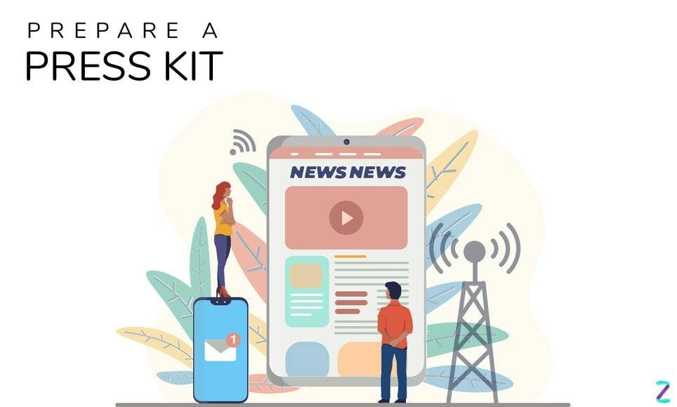 Prepare a press kit