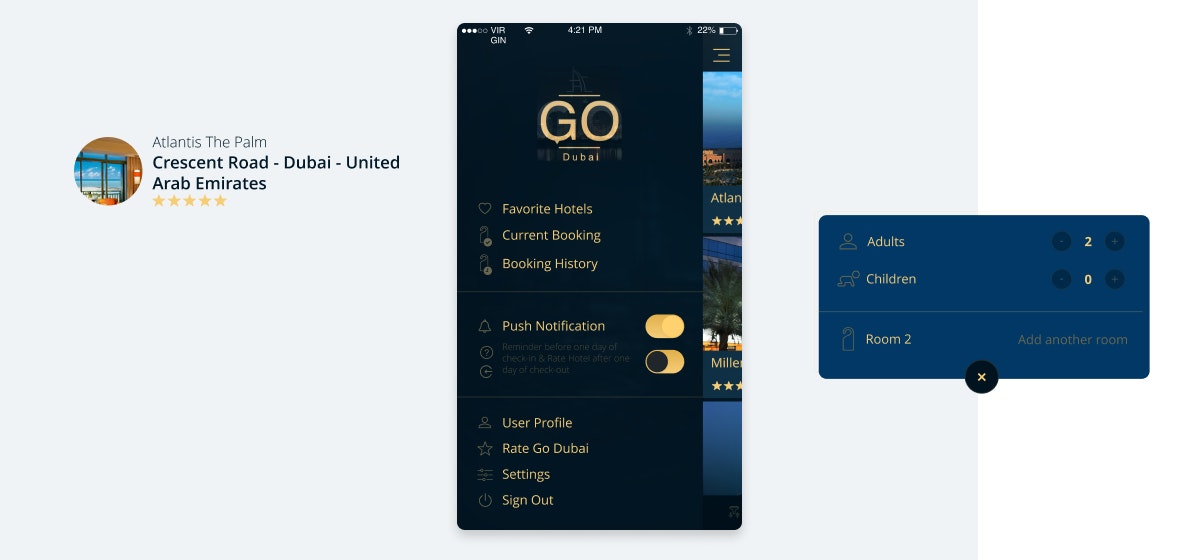 go dubai - features