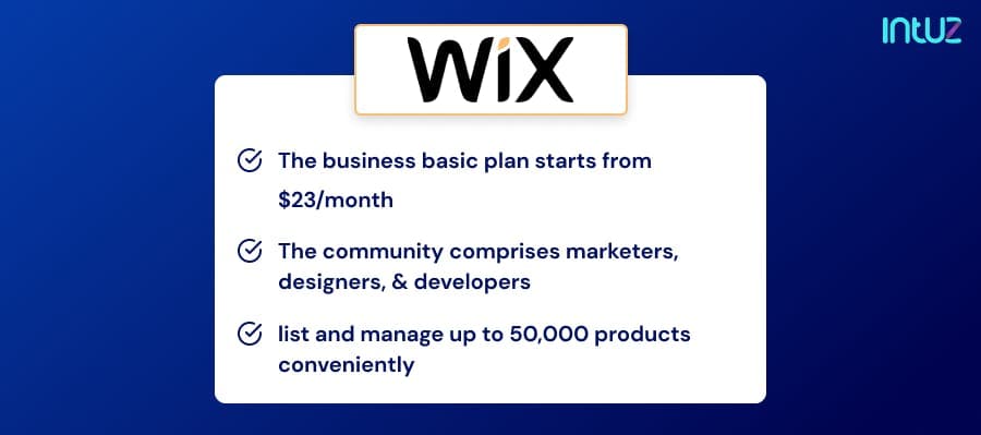 Wix ecommerce platform 