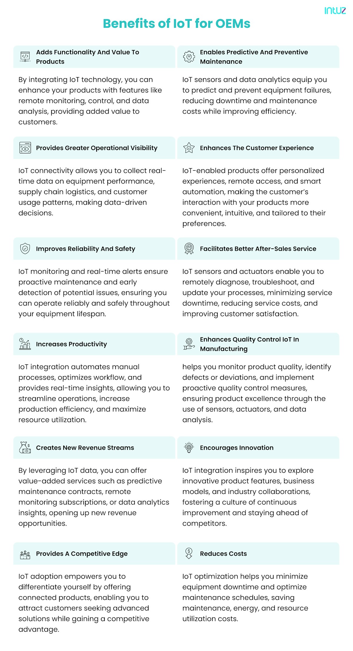 Benefits of IoT for OEMs
