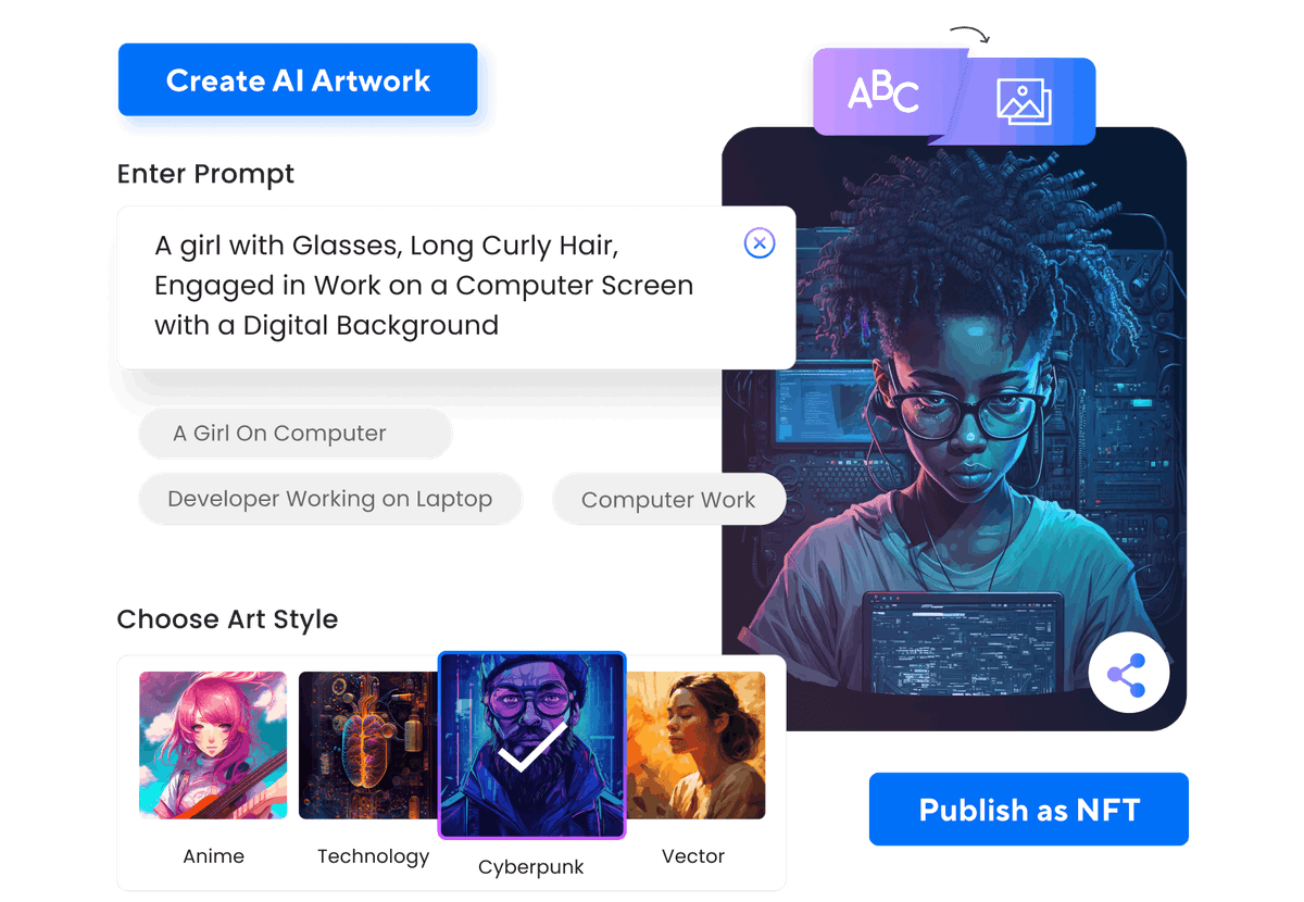 Generative AI-Powered NFT Marketplace